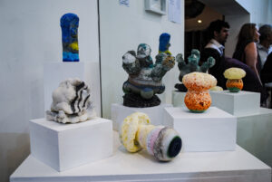 Expo Realidad Abstracta Andrea da Ponte Grupo de experimentación en vidrio Escultura en vidrio Glass art