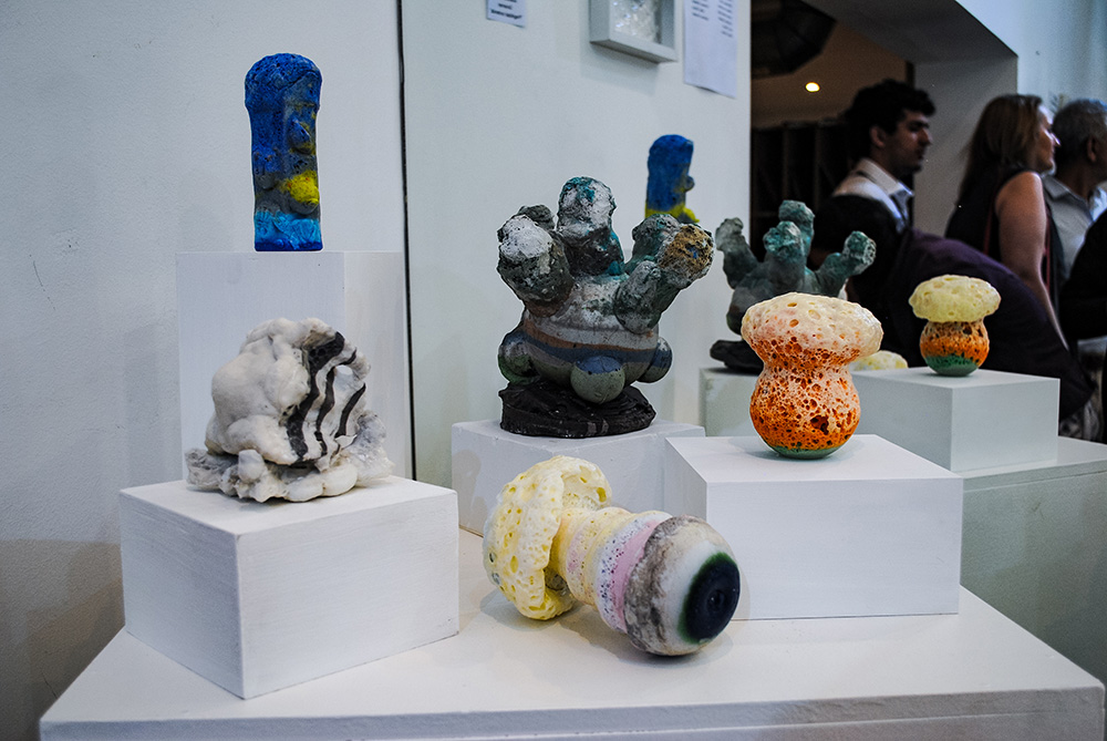 Expo Realidad Abstracta Andrea da Ponte Grupo de experimentación en vidrio Escultura en vidrio Glass art