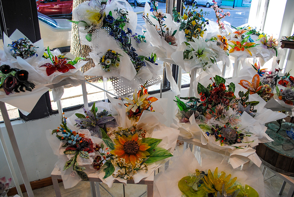 Expo Realidad Abstracta Andrea da Ponte Grupo de experimentación en vidrio Escultura en vidrio Glass art