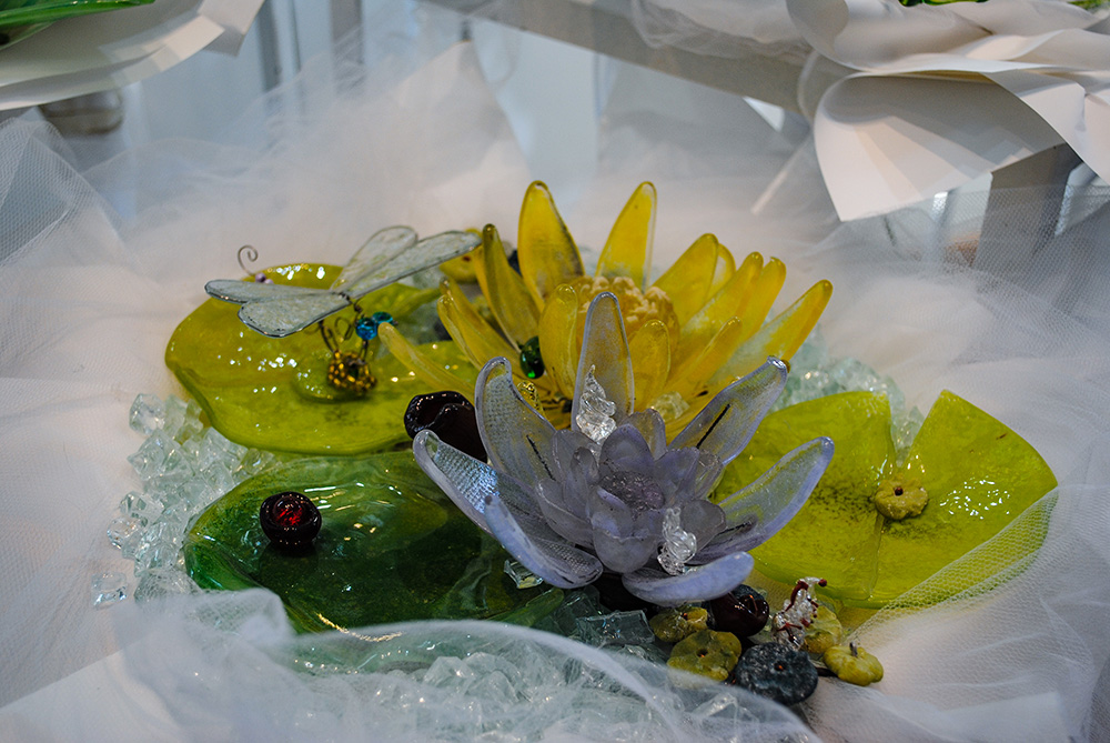 Expo Realidad Abstracta Andrea da Ponte Grupo de experimentación en vidrio Escultura en vidrio Glass art