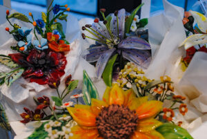 Expo Realidad Abstracta Andrea da Ponte Grupo de experimentación en vidrio Escultura en vidrio Glass art