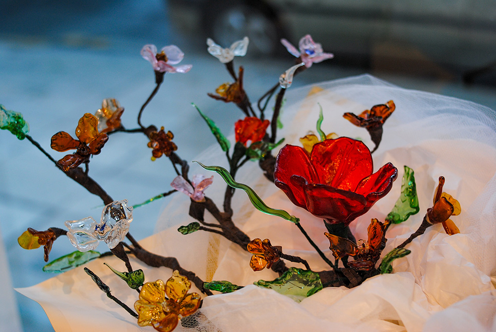 Expo Realidad Abstracta Andrea da Ponte Grupo de experimentación en vidrio Escultura en vidrio Glass art