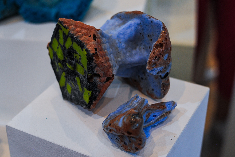 Expo Realidad Abstracta Andrea da Ponte Grupo de experimentación en vidrio Escultura en vidrio Glass art