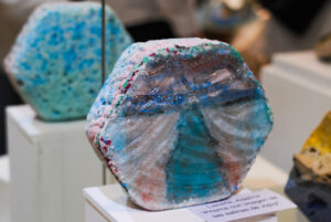 Expo Realidad Abstracta Andrea da Ponte Grupo de experimentación en vidrio Escultura en vidrio Glass art