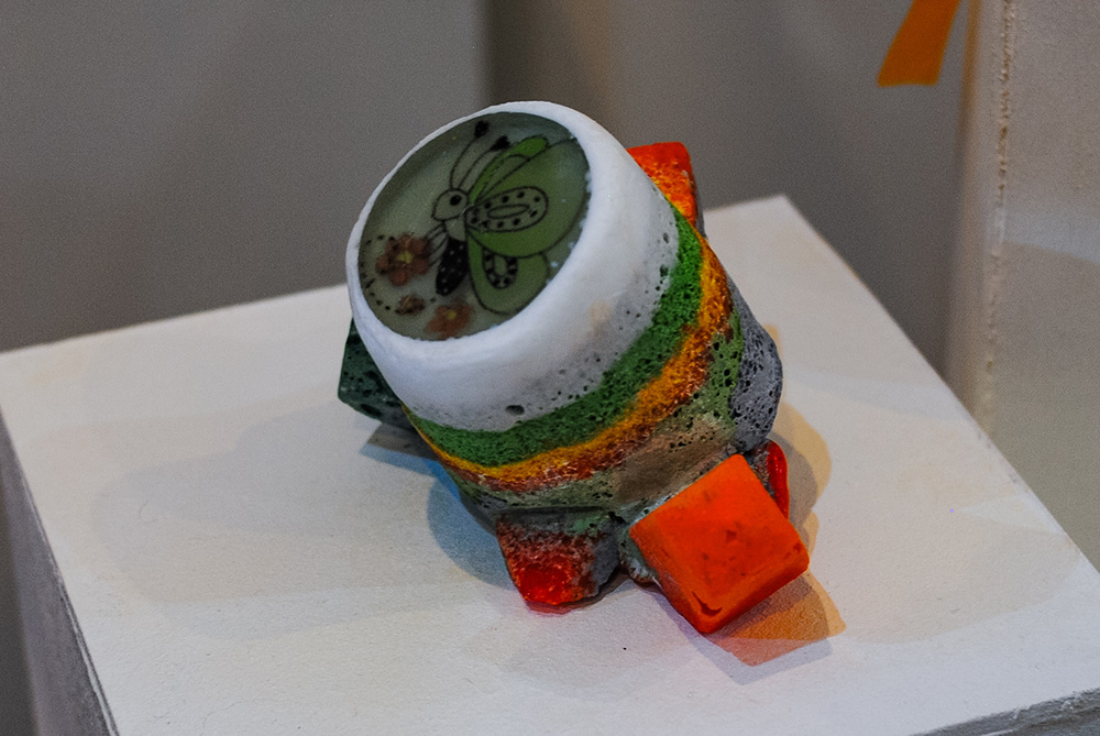 Expo Realidad Abstracta Andrea da Ponte Grupo de experimentación en vidrio Escultura en vidrio Glass art