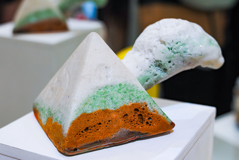 Expo Realidad Abstracta Andrea da Ponte Grupo de experimentación en vidrio Escultura en vidrio Glass art