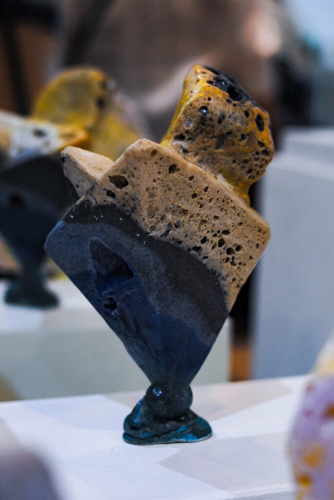 Expo Realidad Abstracta Andrea da Ponte Grupo de experimentación en vidrio Escultura en vidrio Glass art