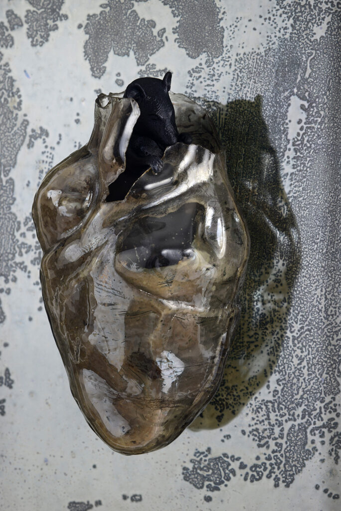 El huesped Anatomía de lo Inesperado, de Marisa Berrone: cinco estudios sobre la materia emocional Rosario, Santa Fé Arte en Vidrio Corazón de vidrio