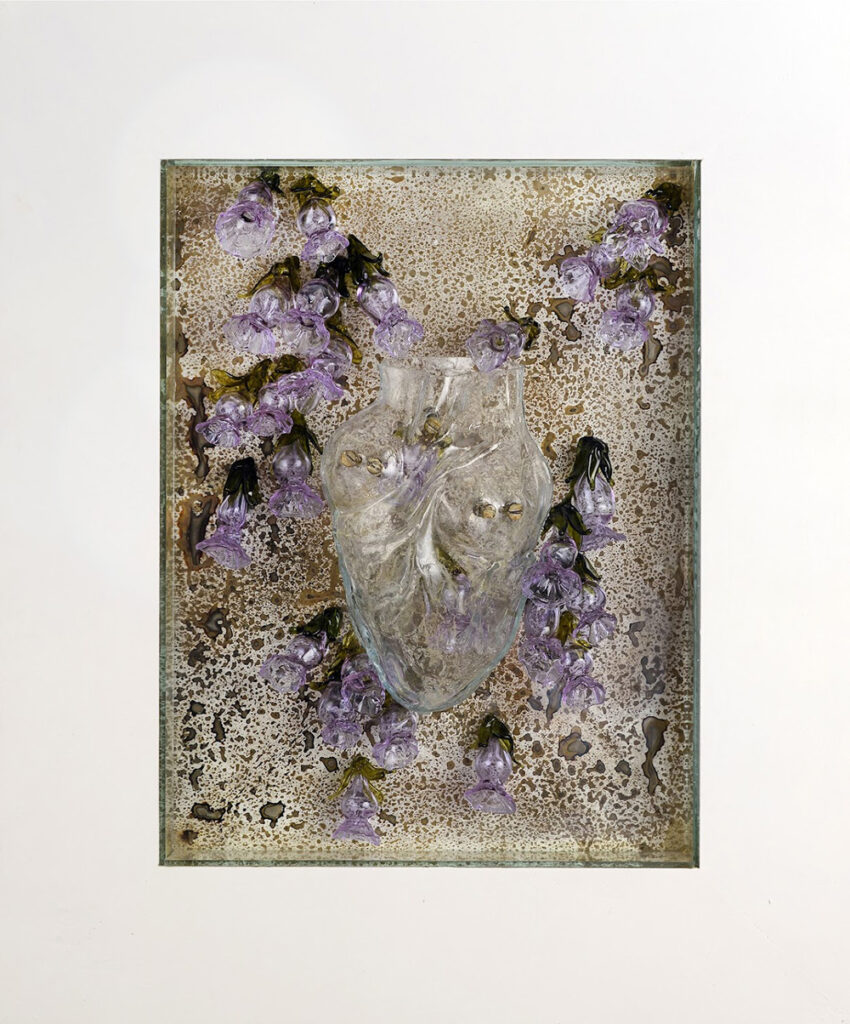 Remiendos ciegos 1 Anatomía de lo Inesperado, de Marisa Berrone: cinco estudios sobre la materia emocional Rosario, Santa Fé Arte en Vidrio Corazón de vidrio