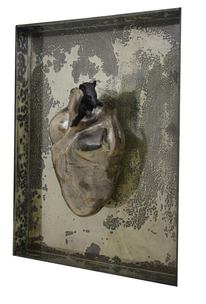 Remiendos ciegos 2 Anatomía de lo Inesperado, de Marisa Berrone: cinco estudios sobre la materia emocional Rosario, Santa Fé Arte en Vidrio Corazón de vidrio