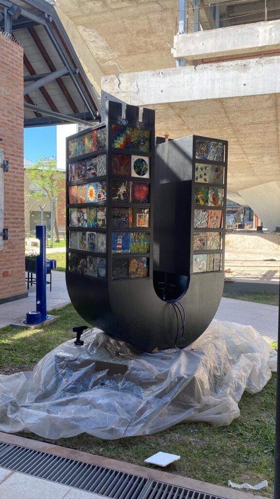 Placa de Artistas en Vidrio Glass Art Corrientes, Argentina