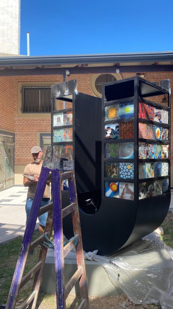 Placa de Artistas en Vidrio Glass Art Corrientes, Argentina