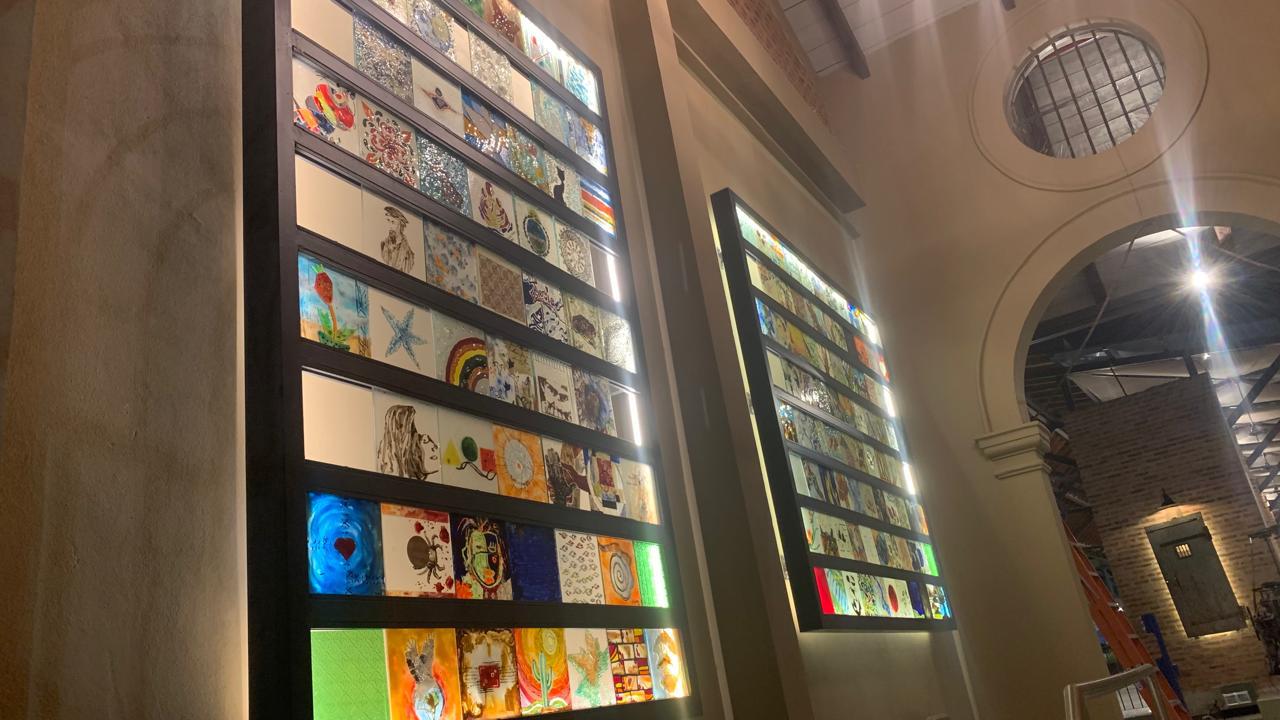 Placa de Artistas en Vidrio Glass Art Corrientes, Argentina