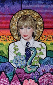 Sarah Gwyer embroidery / brooch / handmade Bead Embroidery Bordado con cuentas de vidrio