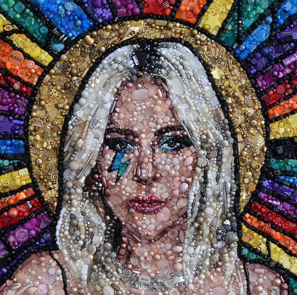 Sarah Gwyer embroidery / brooch / handmade Bead Embroidery Bordado con cuentas de vidrio Sarah Gwyer embroidery / brooch / handmade Bead Embroidery Bordado con cuentas de vidrio