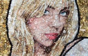 Sarah Gwyer embroidery / brooch / handmade Bead Embroidery Bordado con cuentas de vidrio