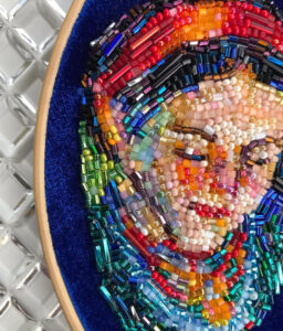 chepp.project Valeria_Khrystyna / embroidery / brooch / handmade Bead Embroidery Bordado con cuentas de vidrio