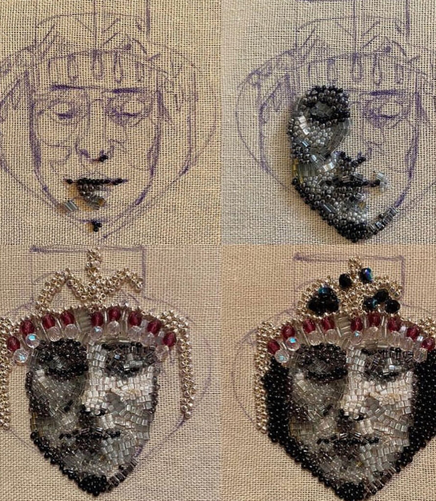 fistashka.p.s embroidery / brooch / handmade Bead Embroidery Bordado con cuentas de vidrio fistashka.p.s embroidery / brooch / handmade Bead Embroidery Bordado con cuentas de vidrio