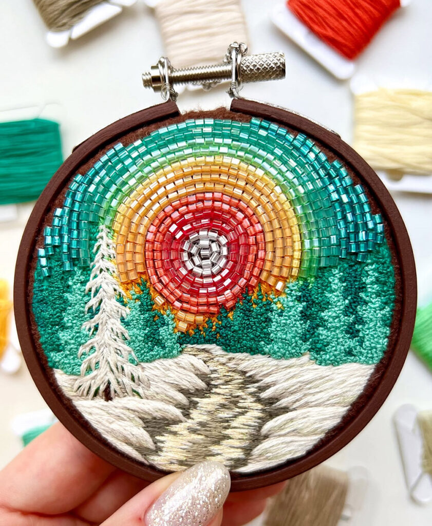 Zmeksa Ksenia Zimenko embroidery / brooch / handmade Bead Embroidery Bordado con cuentas de vidrio Zmeksa Ksenia Zimenko embroidery / brooch / handmade Bead Embroidery Bordado con cuentas de vidrio