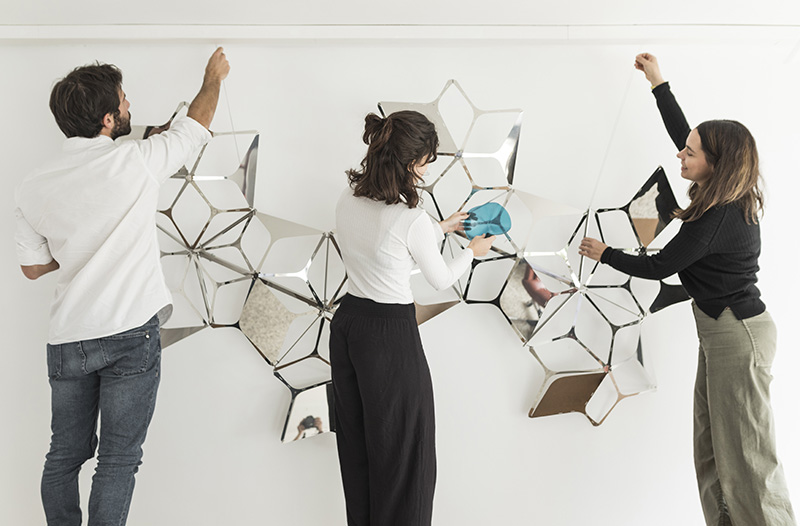 María Ruíz Pardo Atelier Mel GLASS Meeting Instalaciones en vidrio artístico