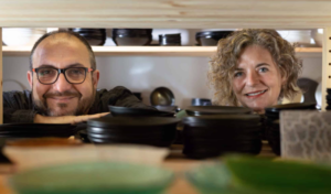 GLASS Artist Open Studio Barcelona Luesma & Vega Vajilla de vidrio de diseño