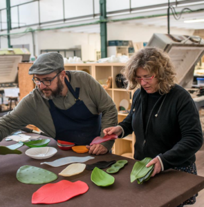 GLASS Artist Open Studio Barcelona Luesma & Vega Vajilla de vidrio de diseño