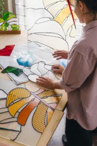 GLASS Artist Open Studio Barcelona Vitrales Nat Dametto