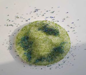 GLASS Artist Open Studio Barcelona vidrio molido Fina Balp