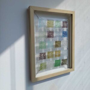 GLASS Artist Open Studio Barcelona vidrio molido Fina Balp