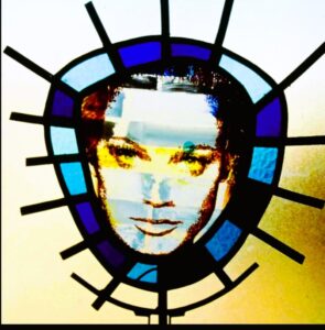 GLASS Artist Open Studio Barcelona Vitrales Maribel Navarro Grisalla