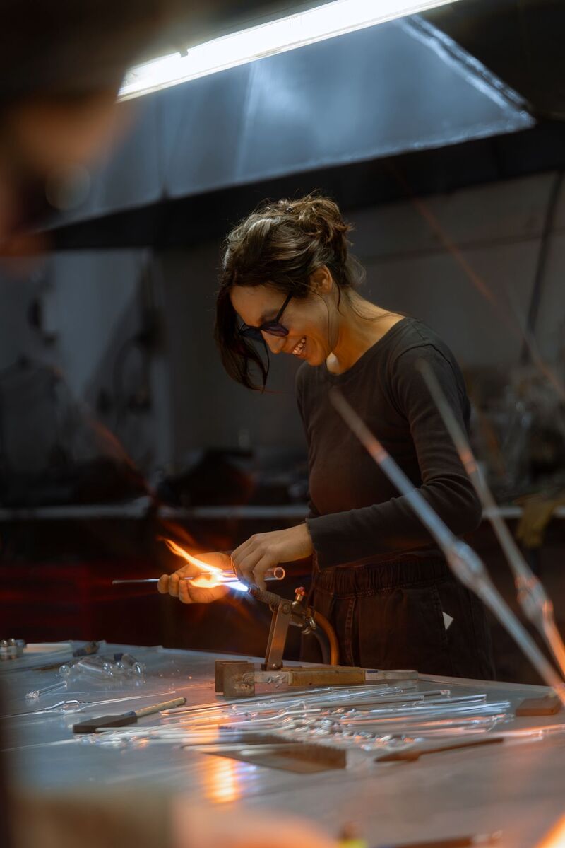 GLASS Artist Open Studio Barcelona Barcelona Glass Studio Agustina Ros