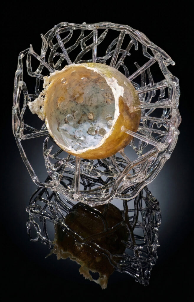 Flavia Contino Exposición de vidrio contemporáneo “Modos de Insistir” en Imagen Vitral, muestra colectiva de 21 artistas con curaduría de Paula Lekerman en Buenos Aires.