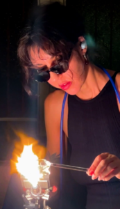 GLASS Artist Open Studio Buenos Aires Vidrio artístico falmework joyería en vidrio Urana Vidrio