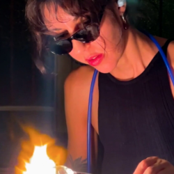 GLASS Artist Open Studio Buenos Aires Vidrio artístico falmework joyería en vidrio Urana Vidrio