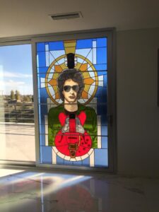 Ariel Menniiti GLASS Artist Open Studio Buenos Aires Vidrio artístico Vitrales contemporáneo
