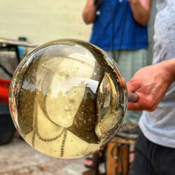 Andrea da Ponte GLASS Artist Open Studio Argentina transferencia de imagen al vidrio