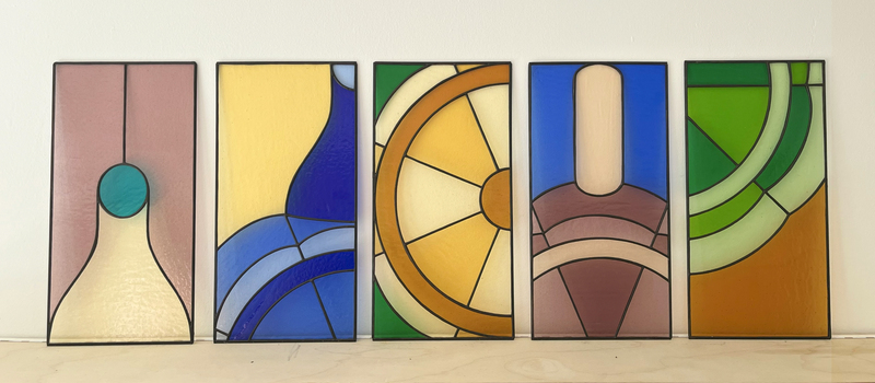 NAT DAMETTO - Dinner jpg “Exposición EN DIÁLOGO de ACAV en Barcelona, muestra de arte contemporáneo en vidrio.”