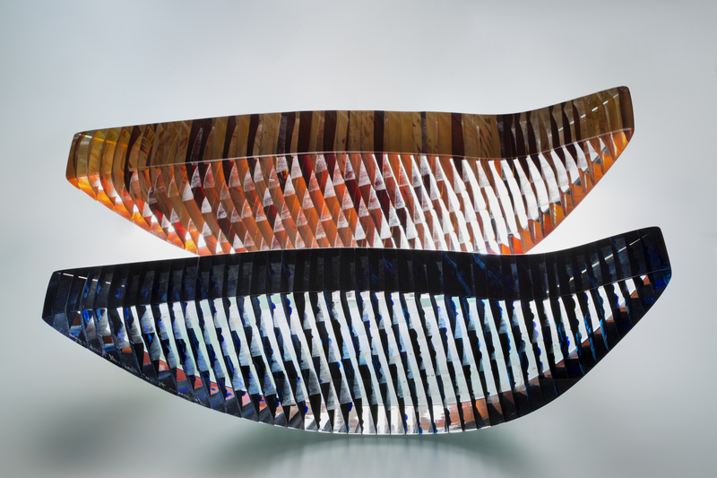 QUIM I TXELL - Opposites 2 “Exposición EN DIÁLOGO de ACAV en Barcelona, muestra de arte contemporáneo en vidrio.”