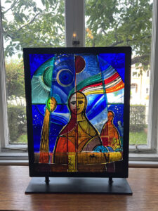 stained glass Irish stained glass Dublin stained glass glass art stained glass artists glass heritage stained glass tour Ireland art tour Harry Clarke George Walsh contemporary stained glass glass studios Ireland GLASS Tour