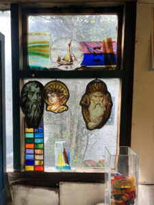 stained glass Irish stained glass Dublin stained glass glass art stained glass artists glass heritage stained glass tour Ireland art tour Harry Clarke George Walsh contemporary stained glass glass studios Ireland GLASS Tour