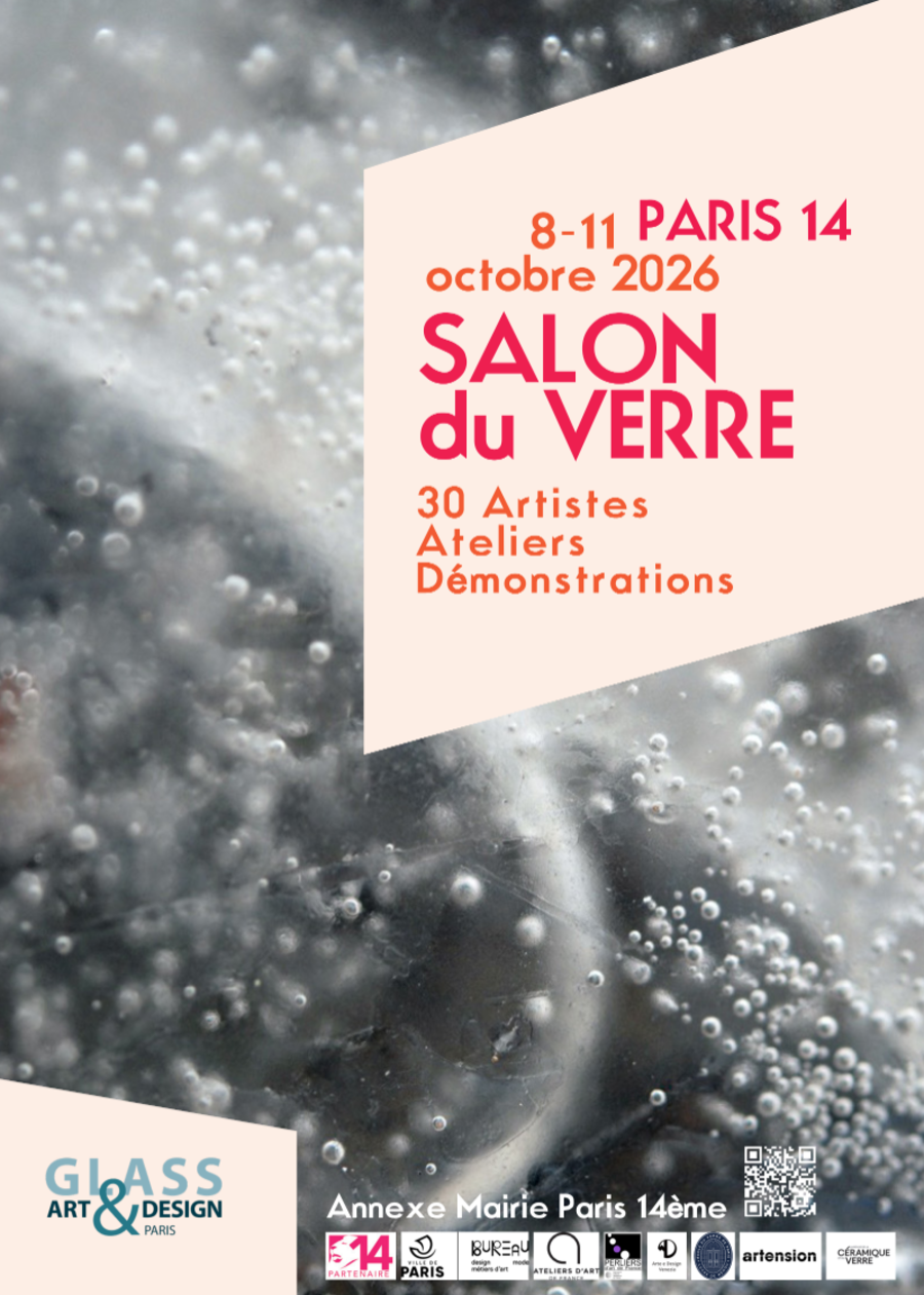Segunda edición del Salon international du Verre PARIS14, con artistas internacionales y obras de vidrio contemporáneo en París.