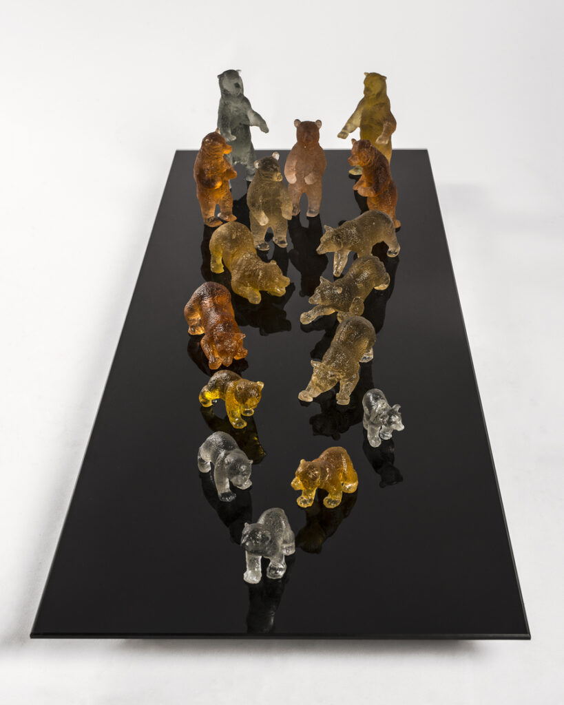 Lo que anida la memoria, vidrio contemporáneo, arte en vidrio, artistas del vidrio argentinos, Liliana Stolar vidrio.