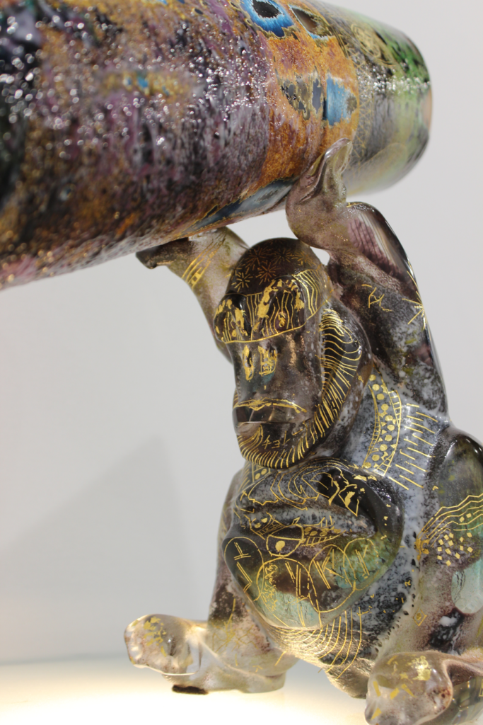 Okamoto Satoshi Segunda edición del Salon international du Verre PARIS14, con artistas internacionales y obras de vidrio contemporáneo en París.
